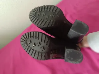 Botines Deichmann Talla 36 Negro/Gris