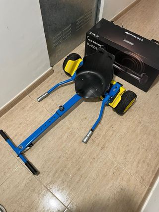 Hoverboard Amarillo con Mango Azul