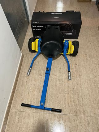 Hoverboard Amarillo con Mango Azul