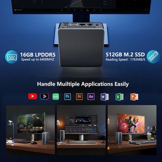 Mini PC Intel N100 16GB RAM 512GB SSD