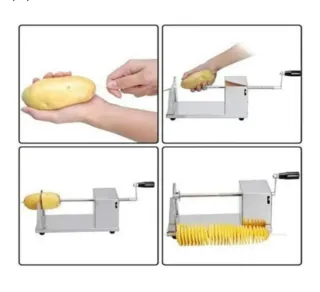 Cortador espiral patatas profesional