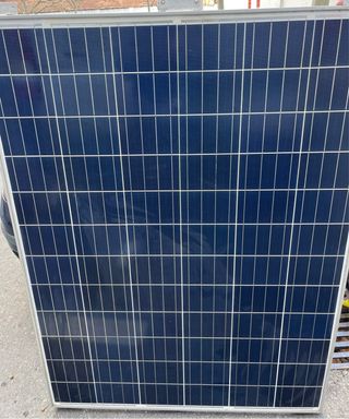 Placa solar para camper o caravana.