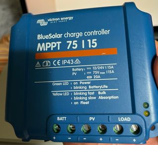 Placa solar para camper o caravana.