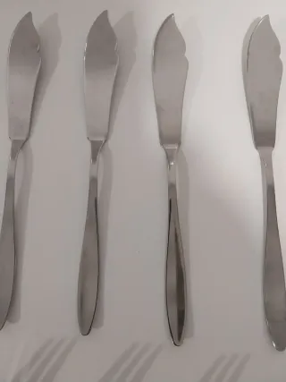 Juego 6 Tenedores y 6 Palas Pescado Delta Spain