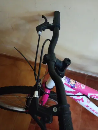 Bicicleta infantil Denbike Blanca y Rosa