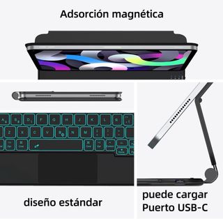 NUEVA! Funda Teclado Magnética iPad Pro 11 Air 4/5