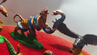 FIGURAS DE GOMA " JECSAN" " SERIE FIERAS "