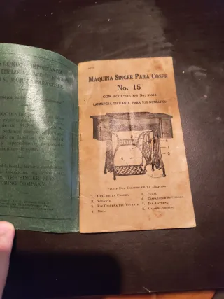 Instrucciones Máquina Coser Singer No. 15