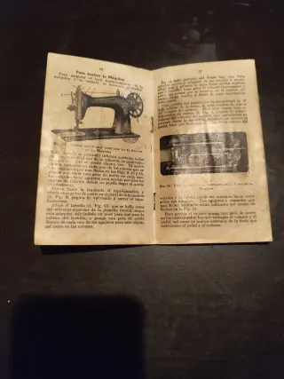 Instrucciones Máquina Coser Singer No. 15