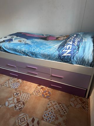 Cama nido con cajones