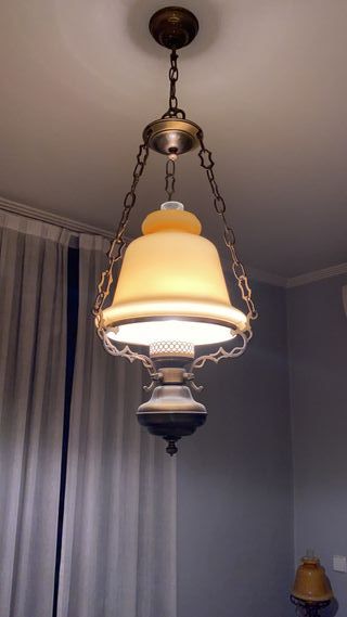 Lote 2 lámparas mesilla + 1 techo