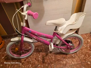 Bicicleta niña rosa buen estado