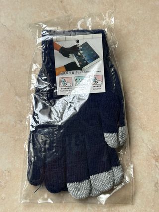 Guanti Touch Screen Blu Nuovi