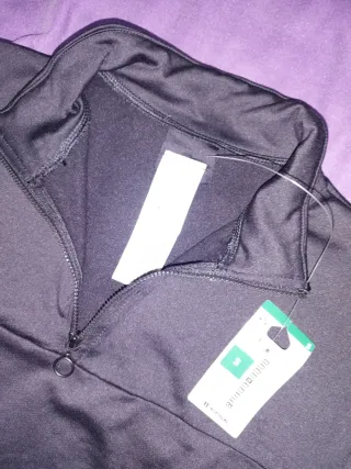 Sudadera deportiva mujer DOMYOS negra Talla S