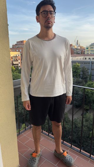 Camiseta All basics manga larga talla L