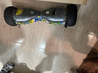 Hoverboard con diseño de cómic