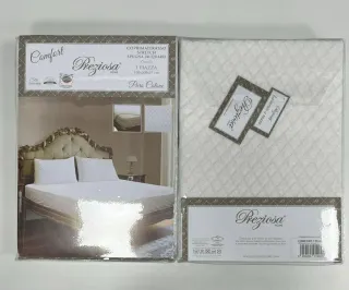 Coprimaterasso spugna jacquard