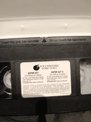VHS Sister Act 1 y 2 (2 Películas)