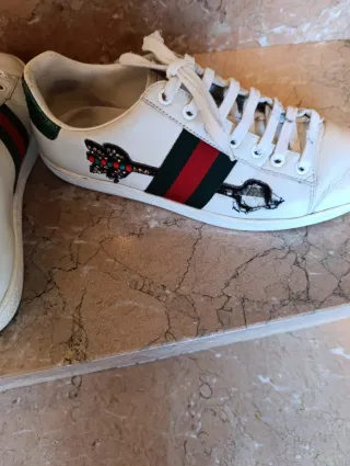 Zapatillas Gucci Mujer Blancas