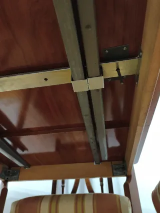 Mesa comedor extensible con 6 sillas