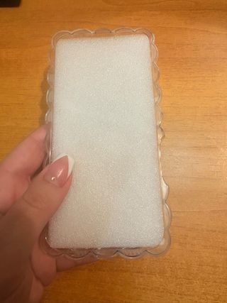 Cover trasparente con decorazione per Iphone 16