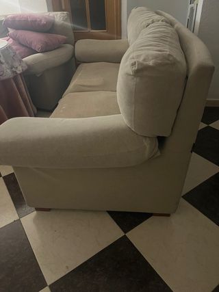 Sofás 3 y 2 plazas beige