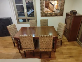 Sillas de comedor de enea