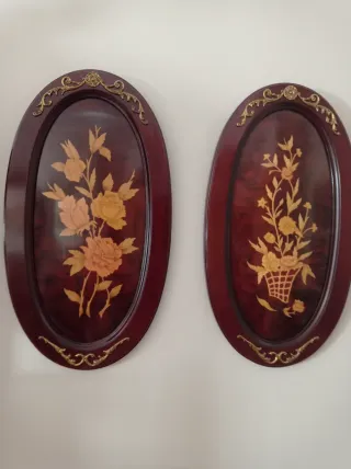 Vitrina Vintage Luis XV con Cristalería