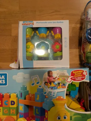 Lote Juguetes Bebé: Mega Bloks, Eduland, Fisher Pr