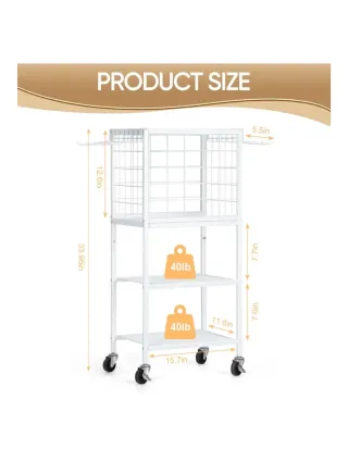 Carrito organizador con ruedas