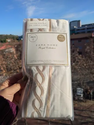 Zara Home Royal Collection Fundas Almohada Algodón