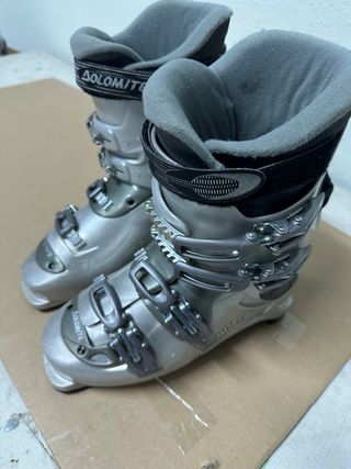 Botas de esquí Dolomite plateadas
