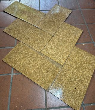 SUELO DE CORCHO BARNIZADO