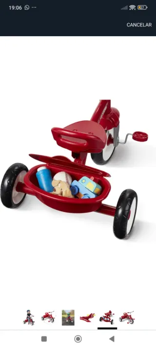 Triciclo Radio Flyer Rojo