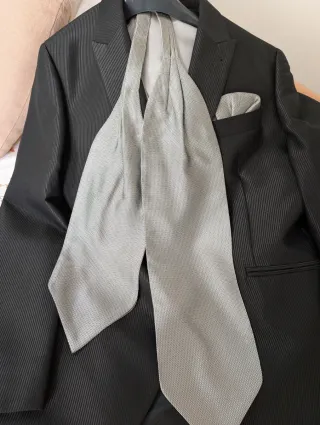 Traje Novio Negro Talla L