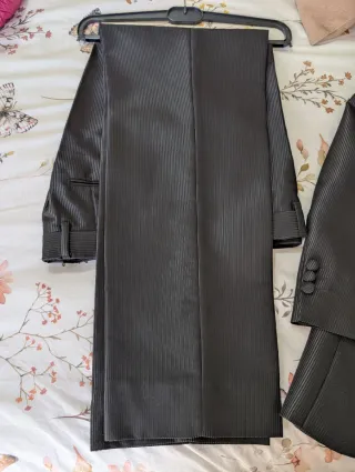 Traje Novio Negro Talla L