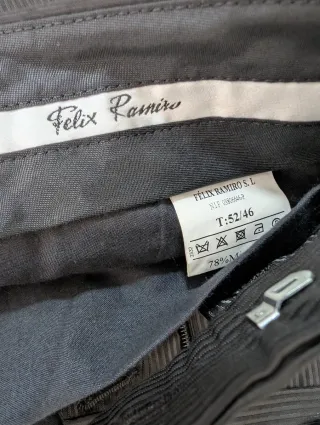 Traje Novio Negro Talla L