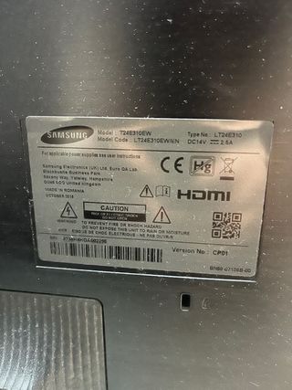 Televisor Samsung LT24E310EW Negro