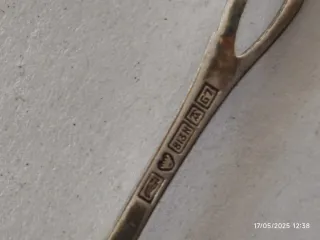 11 Cucharaditas Plata Diseño Rosa