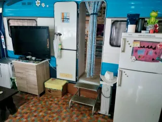 Caravana con avance y cocina en Malgrat de mar