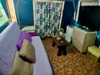 Caravana con avance y cocina en Malgrat de mar