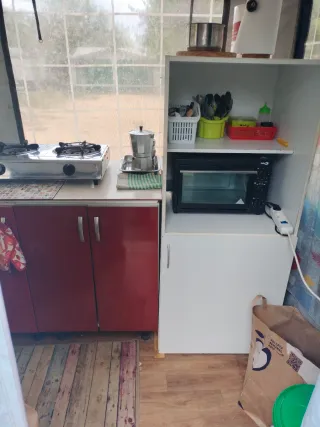 Caravana con avance y cocina en Malgrat de mar