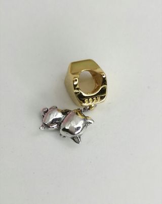 CHARM GATO EN ESTREL PARA PULSERA PANDORA CON CAJA