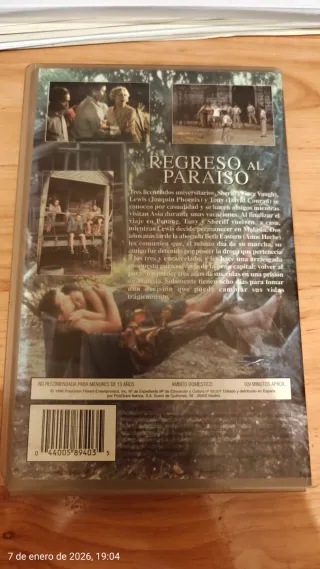 2 Películas VHS: Regreso al Paraíso y Santo