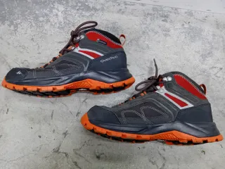 Scarpe trekking Quechua grigie/arancioni taglia 40