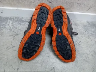 Scarpe trekking Quechua grigie/arancioni taglia 40
