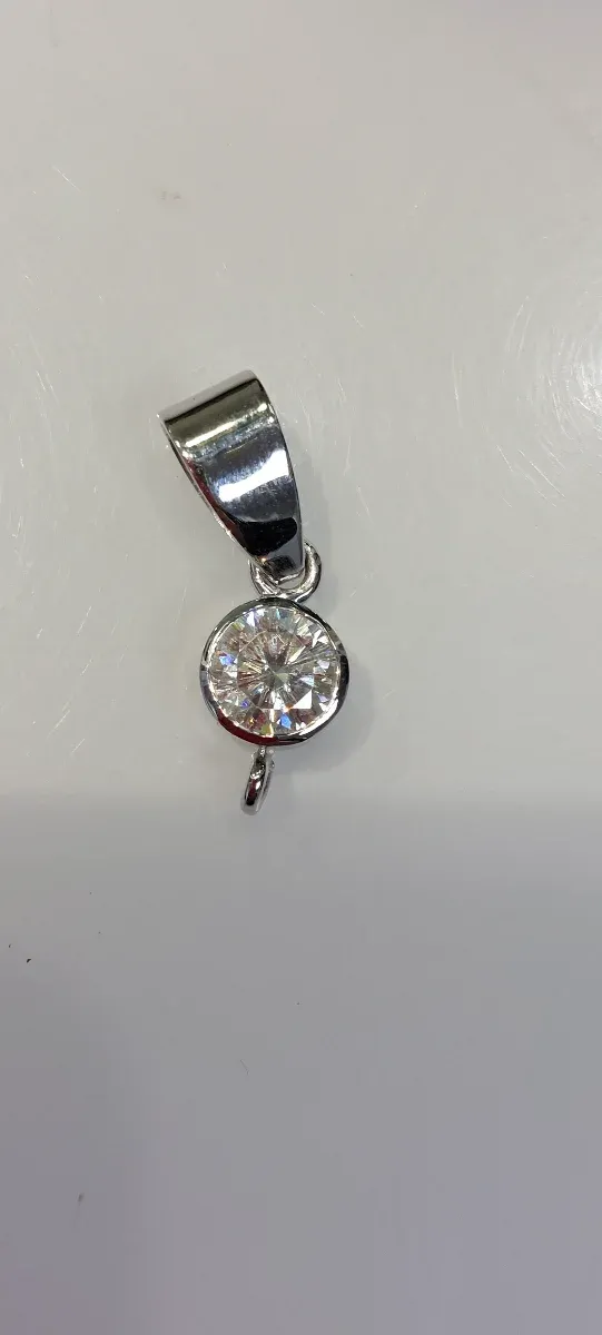 Colgante Oro Blanco 18k