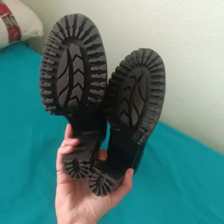 Botín Chattawak Negro Tacon Plataforma Nuevo