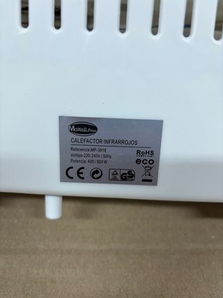 Stufa elettrica al quarzo Max Star 800W