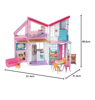 Lote Barbie: Casa, Coches, Moto y Muñecas